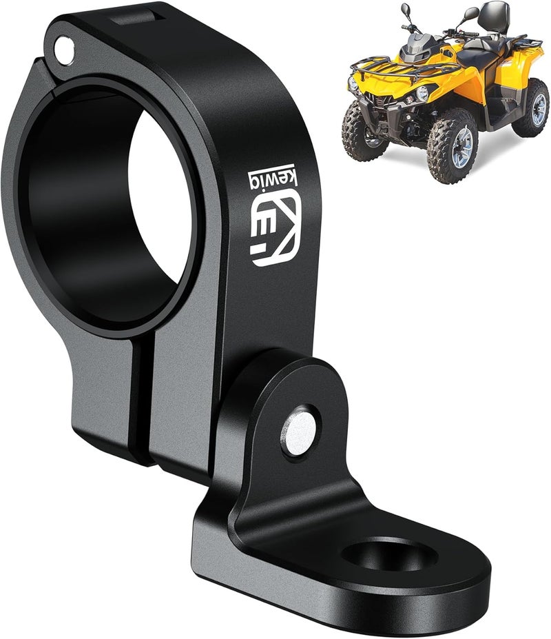 VAZESWIN ATV Whip Light Mount, Solid Aluminum Alloy Whip Flag Mount, 360° Rotating Adjustable Light Bar Mounting Bracket for ATV UTV Motorcycle 0.875"/1"/1.125"/1.26"/1.375" Handlebar Roll Bar (1 PC) - Image 1